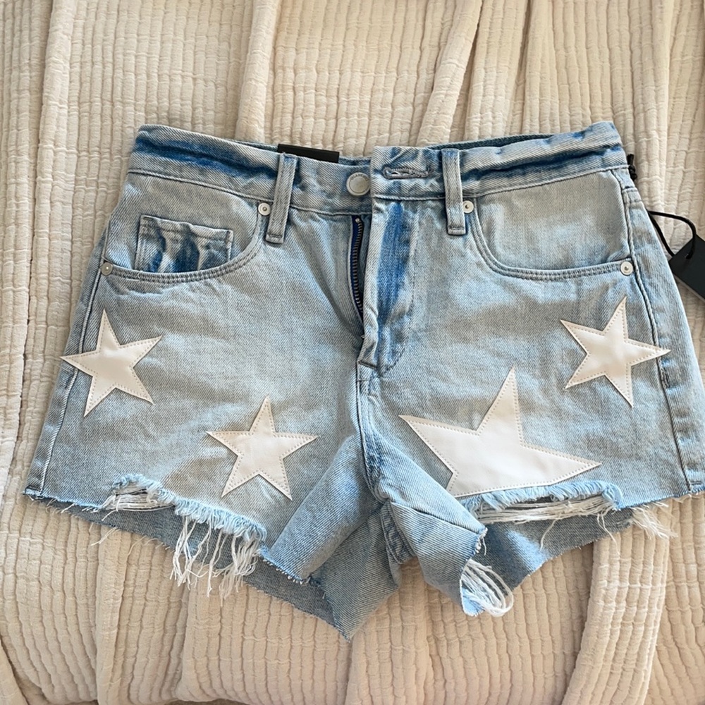 Blank NYC The Barrow Vintage High-Rise Short in All-Star